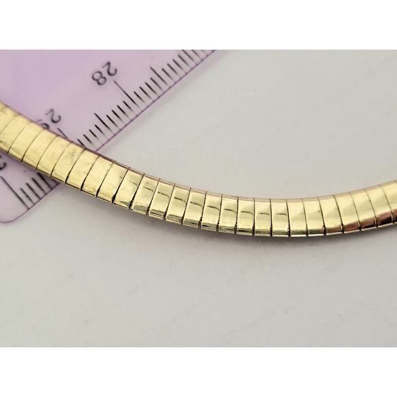 Omega Necklace Vintage 6mm Foldover Clasp Fooled the Jeweler - Picture 5 of 7